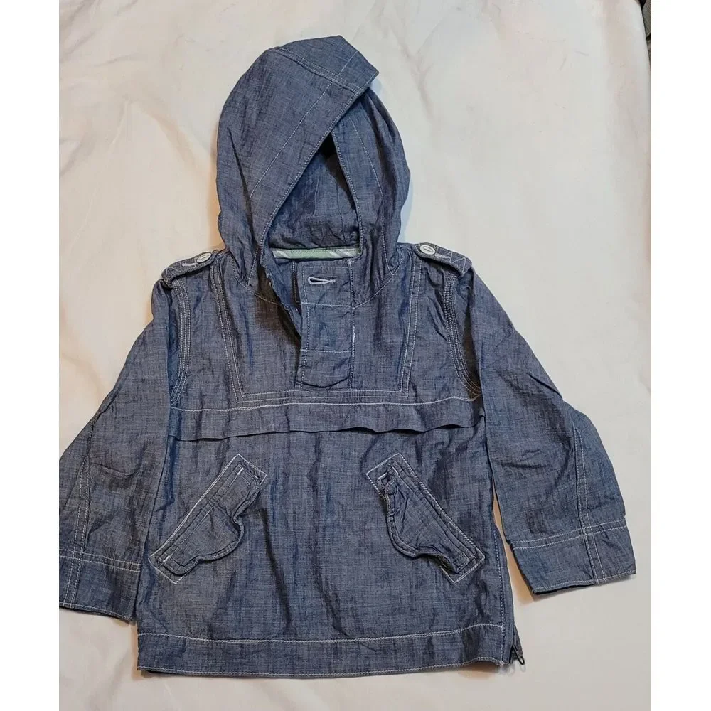 Gap Toddler Pull Over Denim Jacket 3t